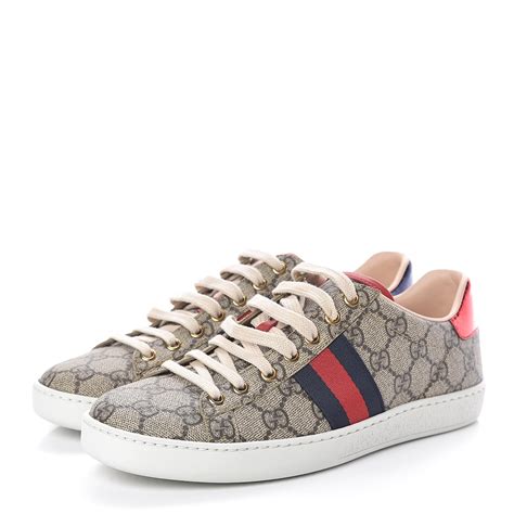 gucci supreme sneakers tennis shoes cheap|gg supreme low top sneakers.